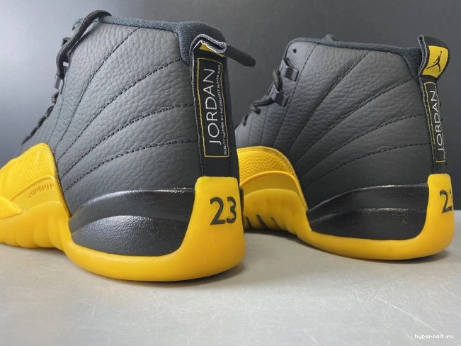 130690-070 University Black Gold Jordan Air 12 Retro 0306